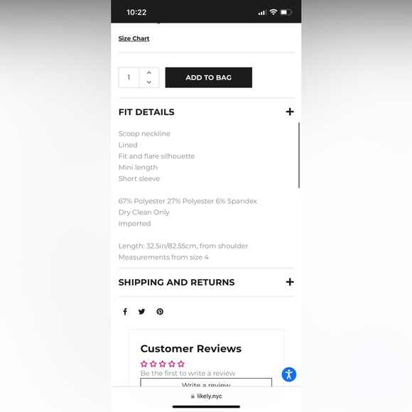 Likely Ari Dress in Navy - Picture 6 of 14